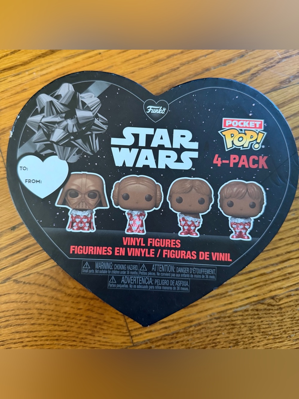 Funko Star Wars Valentine’s Day Pocket Pop-4 Pack Heart Box Chocolate